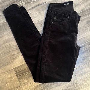 AG The Legging Jean in Black Velvet